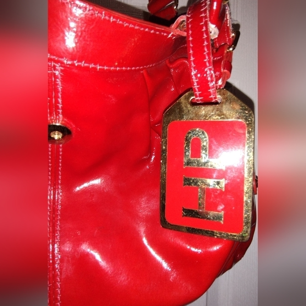 Dooney & Bourke - RARE!!! VINTAGE! RED Hayden Panettiere It Girl Bag! - Picture 3 of 16